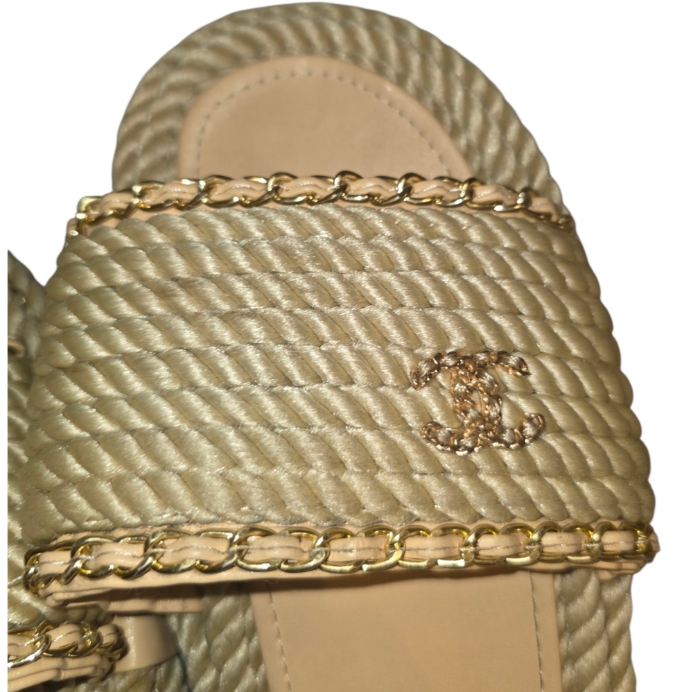 Chanel Rope Slide Sandals - Picture 4 of 5